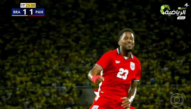هدف تعادل بنما مع البرازيل (11) مباراة ودية
