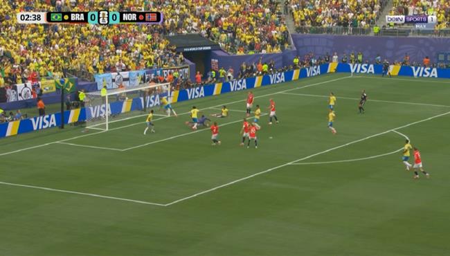 هدف النرويج الملغي امام البرازيل بكأس العالم