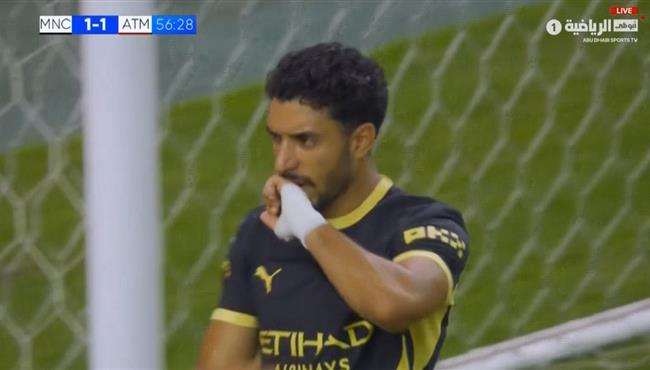 هدف عمر مرموش الاول في مرمي اتلتيكو مدريد