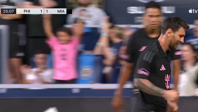هدف ميسي في مرمي  فيلادلفيا يونيون بالدوري الامريكي