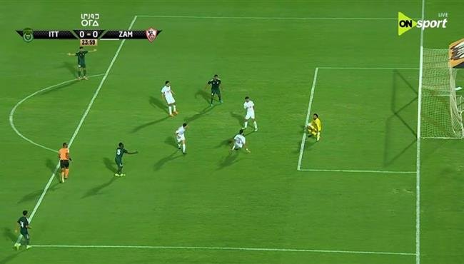 تصدي المهدي سليمان الرائع ينقذ مرمي الزمالك من هدف محقق للاتحاد السكندري