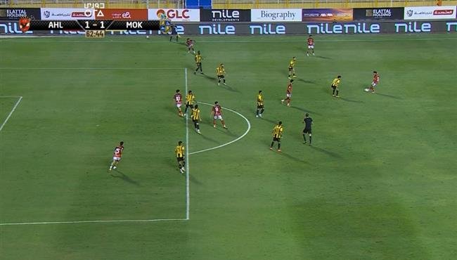 هدف الاهلي الملغي امام المقاولون العرب بالدوري المصري