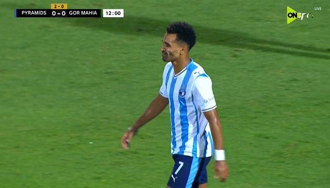 العارضة تحرم يوسف اوباما من تسجيل هدف امام جورماهيا بدوري ابطال افريقيا