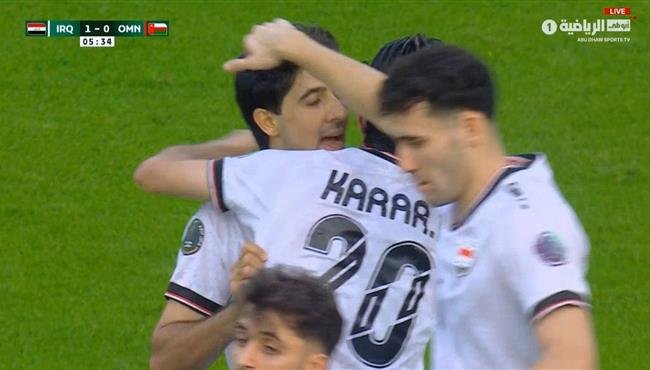 اهداف مباراة العراق وعمان في كأس الخليج