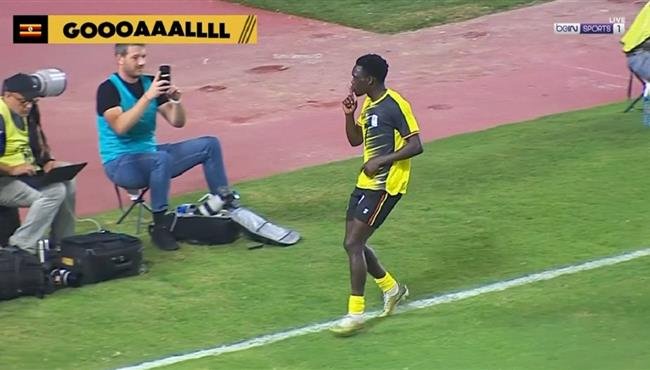 هدف تعادل اوغندا مع تونس (11) تصفيات كأس امم افريقيا