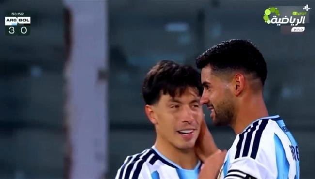 هدف الارجنتين الثالث في مرمي بوليفيا
