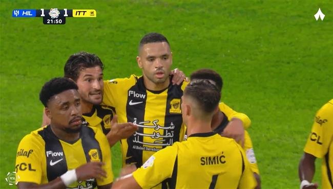 هدف تعادل الاتحاد مع الهلال (11) الدوري السعودي