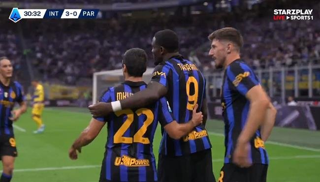 اهداف مباراة انتر ميلان وبارما (30) الدوري الايطالي