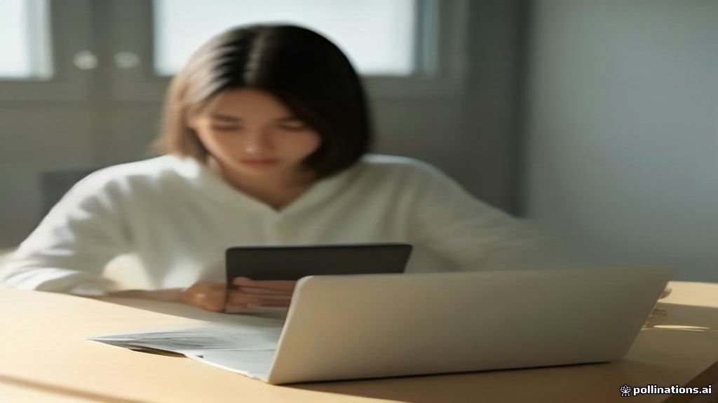 طالب يدرس باستخدام البطاقات التعليمية الرقمية