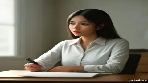 باحث يعمل على ترجمة نصوص متخصصة في بيئة عمل مهنية هادئة