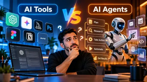 AI Tools vs AI Agents: Which Should You Use in 2026?