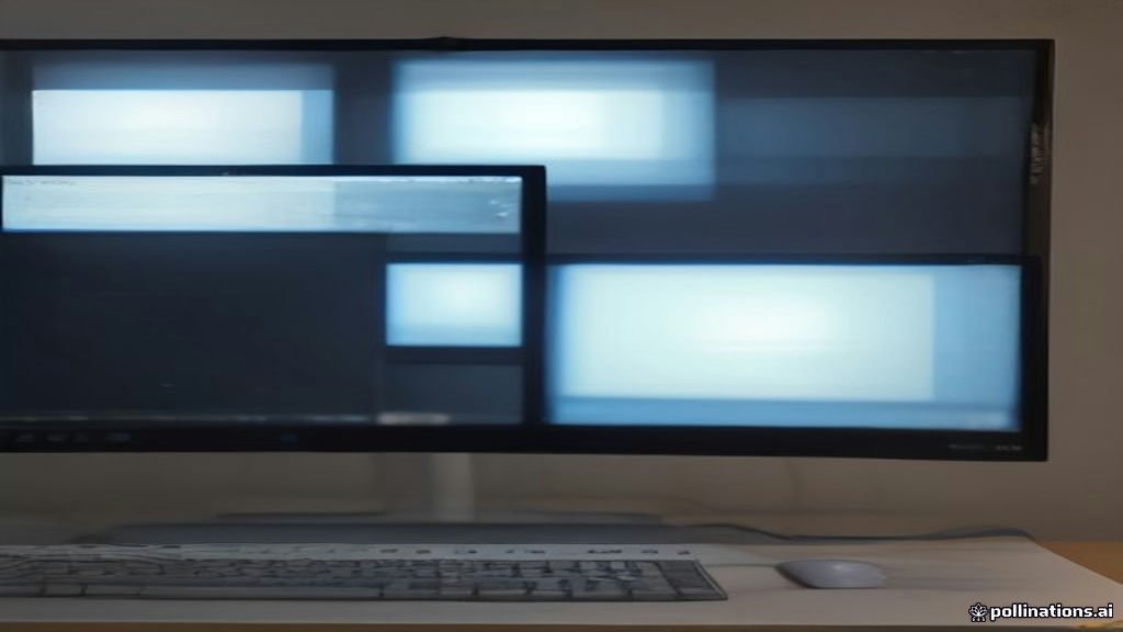 A modern computer workspace displaying software and AI tools side by side.