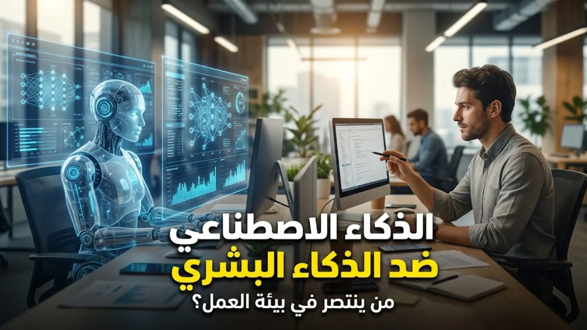الفرق بين الذكاء الاصطناعي والذكاء البشري في العمل