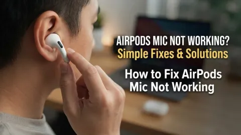 How to Fix AirPods Mic Not Working