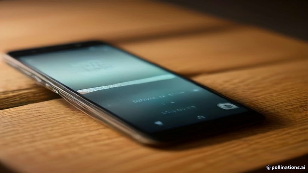 Android smartphone displaying an incoming call