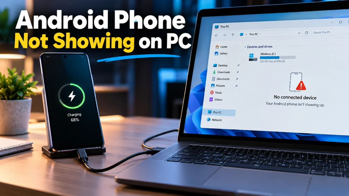 How to Fix Android Phone Not Showing Up on PC