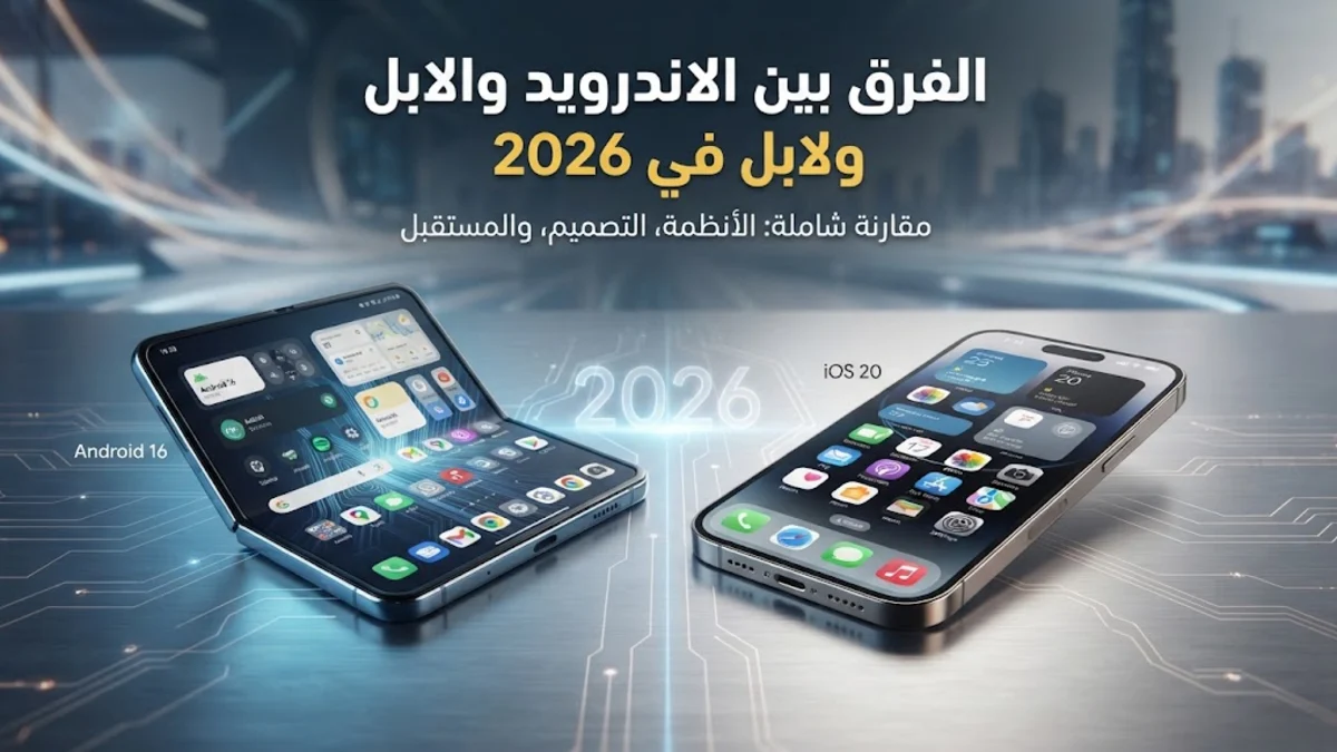 الفرق بين الاندرويد والابل في 2026