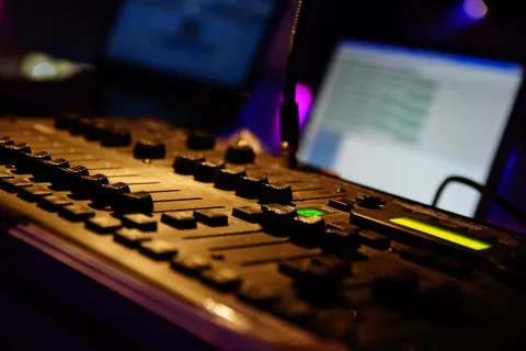 واجهة برنامج Audacity لتحرير الصوت على الكمبيوتر