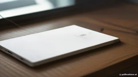 شاشة هاتف ذكي تظهر تطبيق ذكاء اصطناعي حديث
