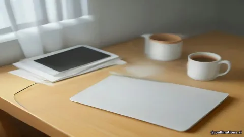 A modern iPad setup for a university student on a clean white desk.