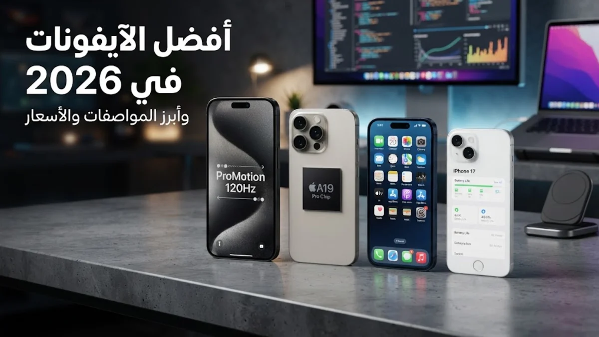 افضل الايفونات حاليا في 2026 وأبرز المواصفات