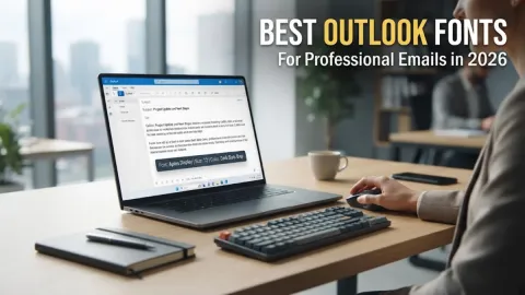 Best Outlook Fonts for Professional Emails in 2026