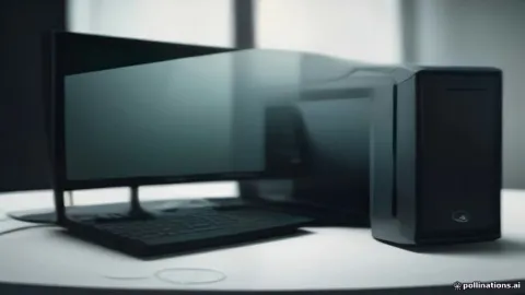 Modern PC gaming case on a desk