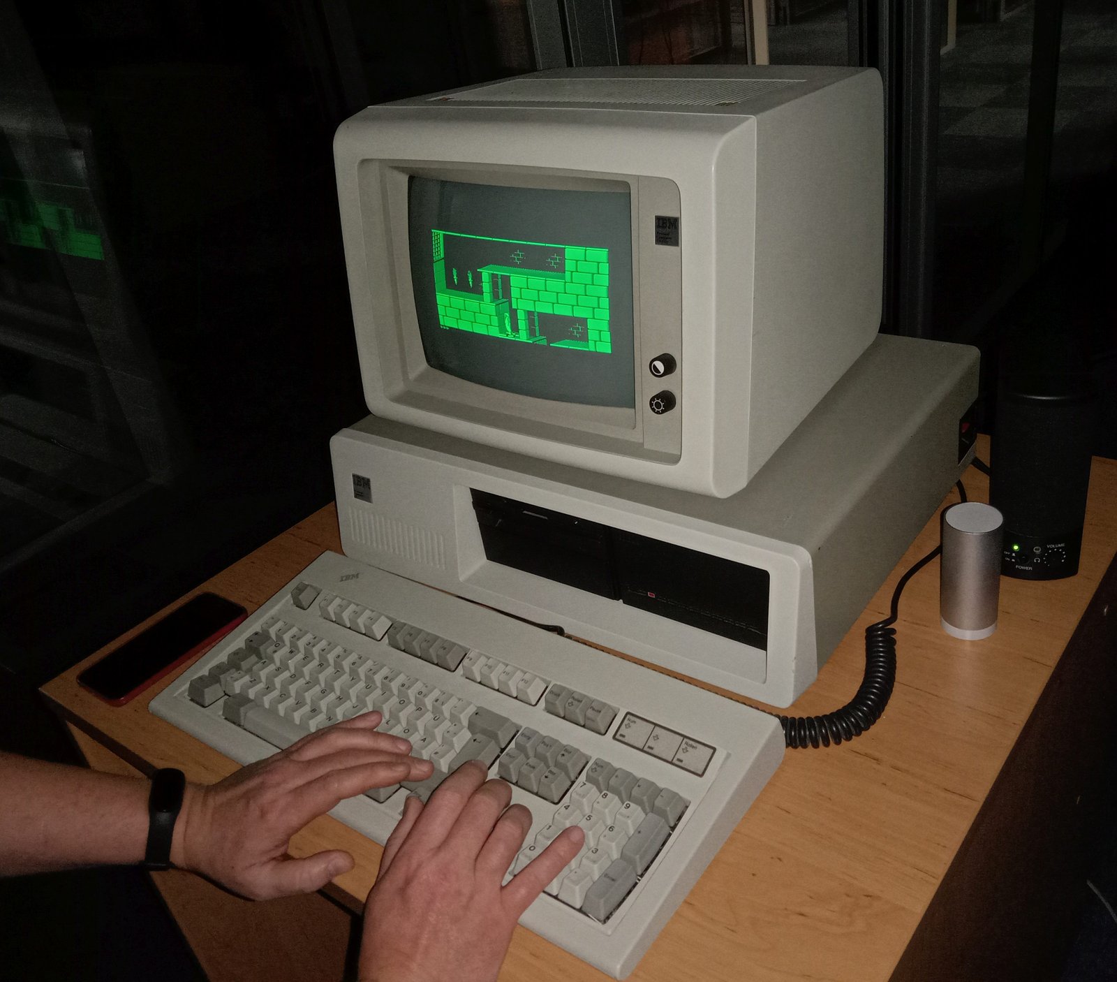 High-end gaming PC setup with RGB lighting and mechanical keyboard
