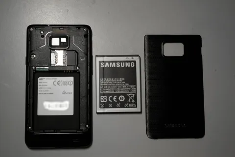 Modern Samsung Galaxy smartphone on a desk