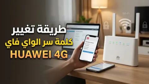 طريقة تغيير كلمة السر الواي فاي huawei 4g