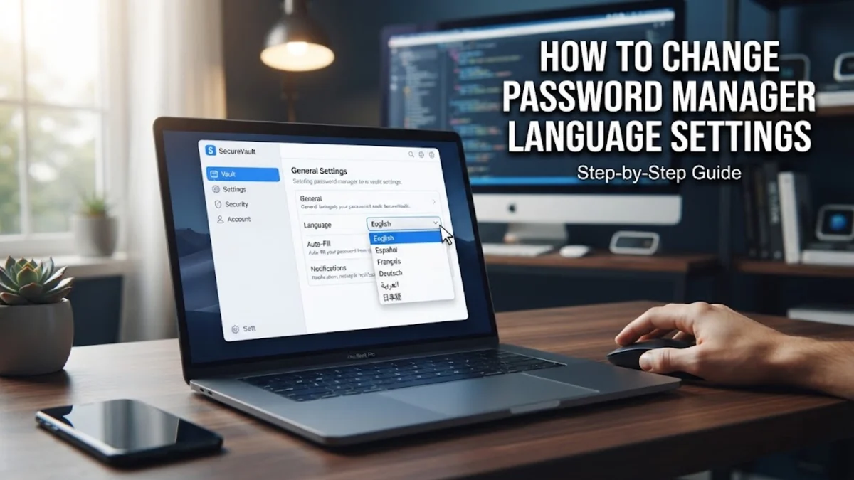 How to Change Password Manager Language Settings