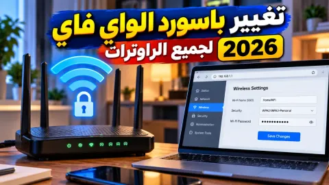 طريقة تغيير باسورد الواي فاي لجميع الراوترات 2026