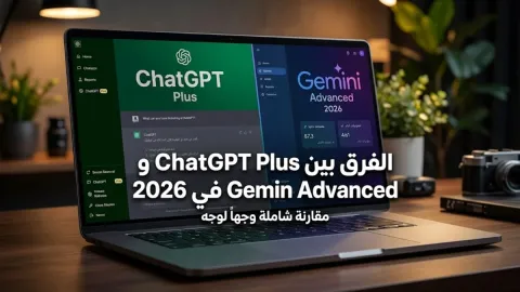 الفرق بين ChatGPT Plus و Gemini Advanced في 2026