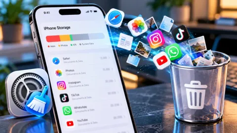 طريقة تفريغ الذاكرة المؤقتة في الآيفون