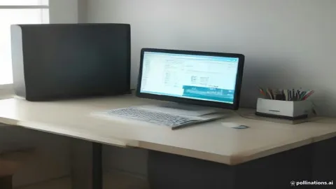 شاشة كمبيوتر تعرض واجهة معالجة وضغط الفيديو في بيئة عمل احترافية