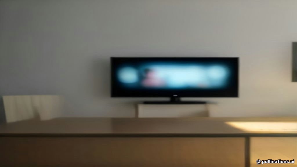 Android phone mirroring screen onto a modern flat screen television.