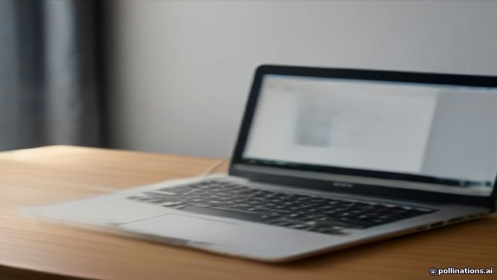 صورة توضح ربط جهاز ايفون بجهاز كمبيوتر محمول عبر كابل USB-C لإجراء عملية نقل ملفات.