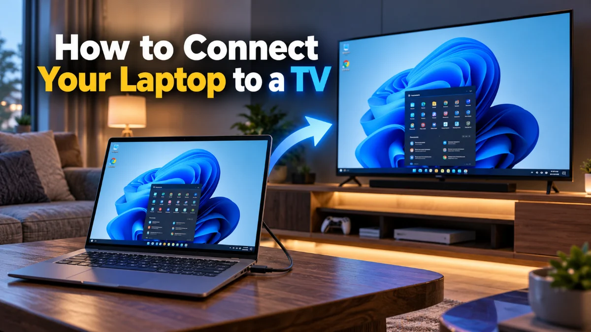 How to Connect Your Laptop to a TV