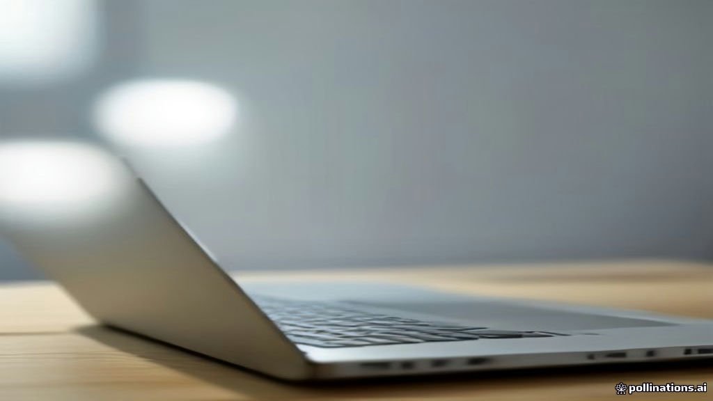 Person troubleshooting software error on a laptop screen