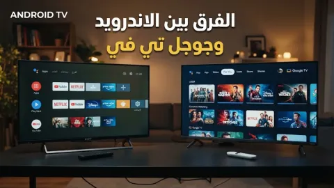 الفرق بين الاندرويد وجوجل تي في