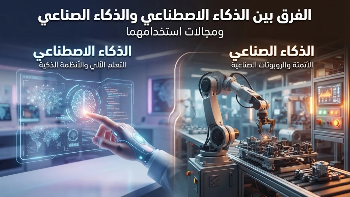 الفرق بين الذكاء الاصطناعي والذكاء الصناعي ومجالات استخدامهما