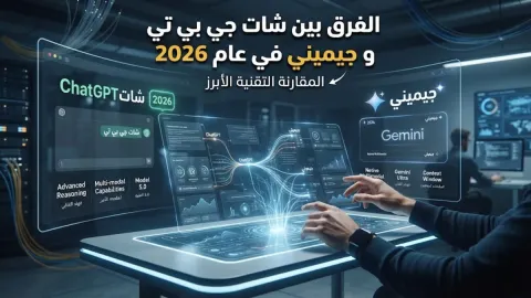 الفرق بين شات جي بي تي و جيميني في عام 2026