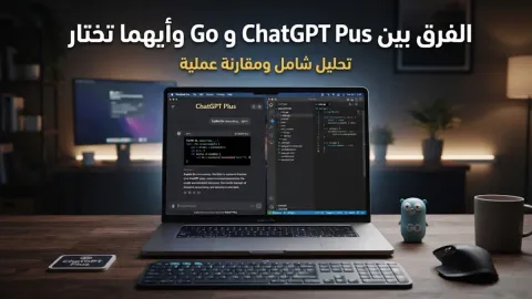 الفرق بين ChatGPT Plus و Go وأيهما تختار