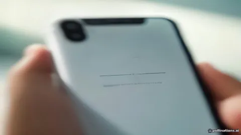 شاشة قفل التنشيط على هاتف آيفون