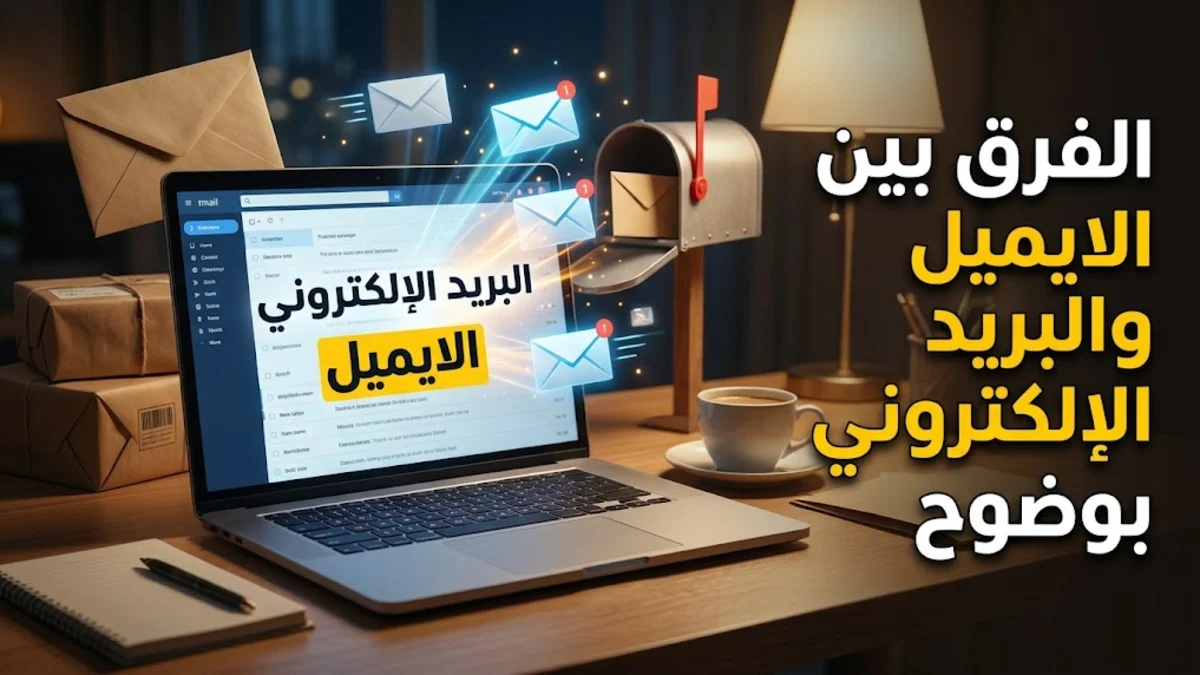 الفرق بين الايميل والبريد الالكتروني بوضوح