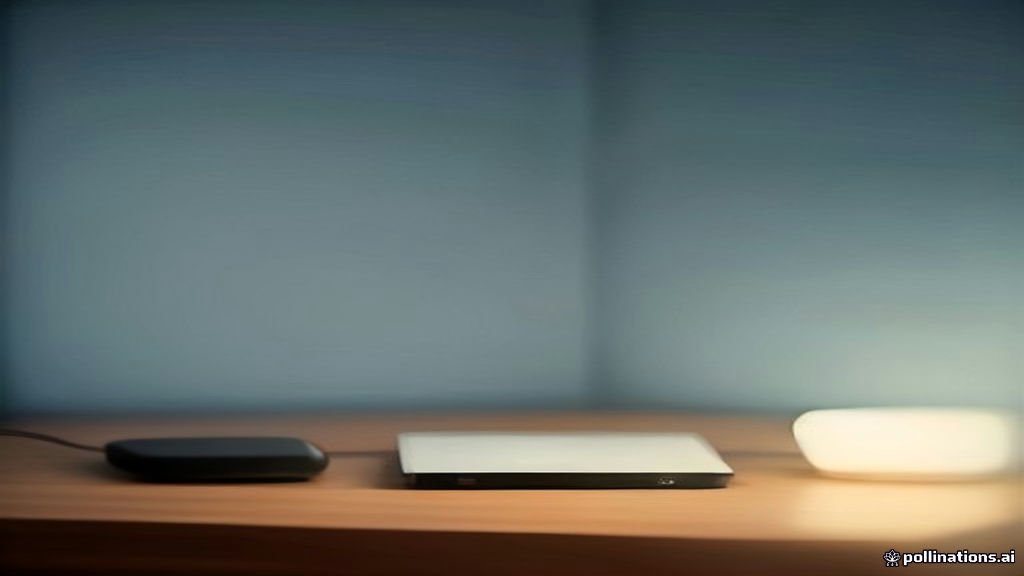 راوتر فايبر متصل بكابل ألياف ضوئية على مكتب تقني أنيق