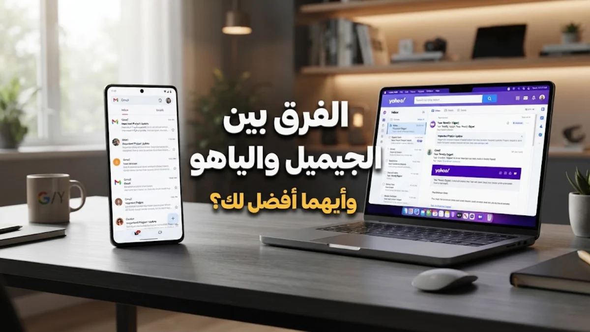 الفرق بين الجيميل والياهو وأيهما أفضل لك