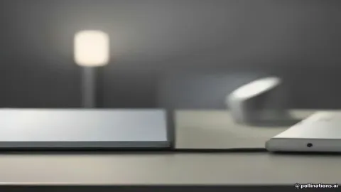 مقارنة بين الهاتف الذكي والموبايل التقليدي على طاولة عمل