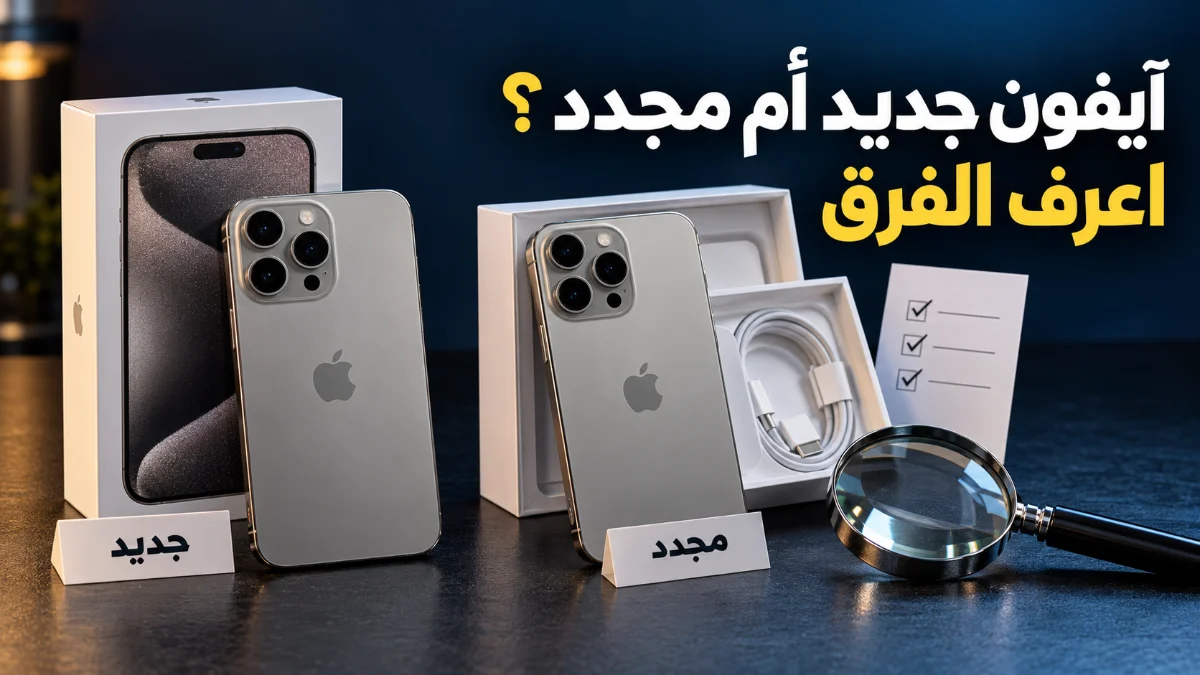 الفرق بين الايفون الجديد والمجدد وكيفية التمييز بينهما