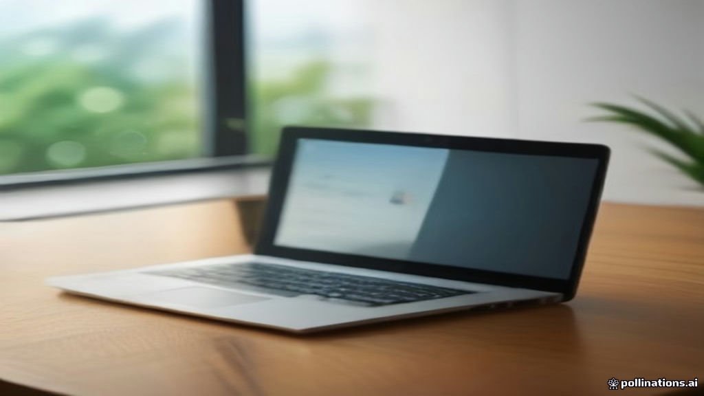 شاشة كمبيوتر محمول تعمل بنظام ويندوز 10